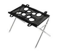 Cama Industrial Cuna Colgante para Mascotas Hamaca de Aseo Soporte Plegable Estructura Metálica Malla Transpirable Adecuada para Corte de Uñas Baño Peluquería en Casa, Negro, Modelo Estándar