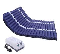 Cama Inflable Extensible Individual,Colchón Antiescaras para Enfermería con Bomba Silenciosa, Colchón De Presión Alterna para Varios Tipos De Camas,Hospital,Hogar,Cama De Enfermo,Azul Marino1,3 M