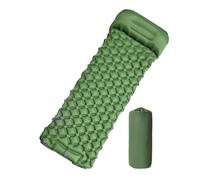 Cama inflable para camping, colchón inflable para camping, cama portátil, colchón inflable impermeable, equipo plegable al aire libre, tapete de dormir para mochileros, senderismo, individual