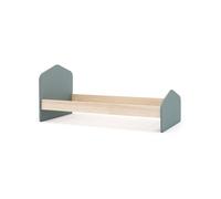 Cama juvenil misty cloud verde salvia - oak soft 195,4 x 90 x 100 cm