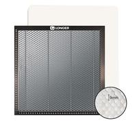 Cama láser más larga de 400 mm x 400 mm, mesa de trabajo en forma de panal 400mm X400mm negro