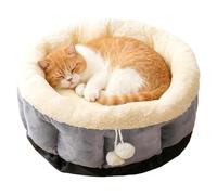 Cama lavable para gatos, nido calmante lavable, cómoda cama para gatitos, cojín suave, para cachorros, perros pequeños, mascotas, interiores, sala de estar, balcón, decoración del hogar, apartamento