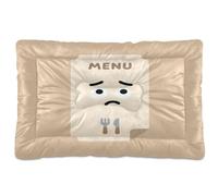 Cama lavable para perros con aspecto de indecisión, antideslizante, suave, cómoda para perros grandes, grandes, medianos, pequeños, 36 x 24 pulgadas