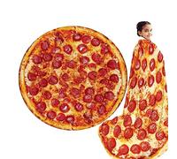cama,Manta doble cara para gofres pizza - Novedad franela decorativa para apartamento, tienda, hotel, hostal, suministros alfombras para el hogar