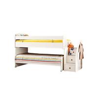 Cama midi blanca 90x200/90/190cm