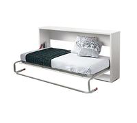 Cama nido abatible dormitorio juvenil blanco 90x190 cm