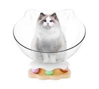 Cama nido espacial para gatitos, cama elevada hemisférica para gatos, juego de juguetes interactivos, suministros calmantes para mascotas con bolas divertidas, ideal durante las siestas de cachorros y