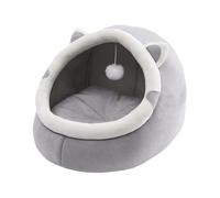 Cama Nido for Gatos de Interior: casa for Cachorros, Cueva acogedora for un sueño Profundo y cómodo en Invierno.(M)