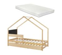 Cama nido infantil sonkajärvi con 2 cajones 90x200cm - madera [en.casa]