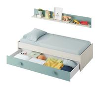 Cama Nido Snuba Infantil o Juvenil con Estantería