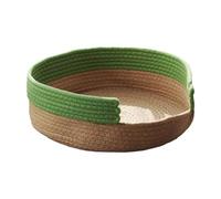 Cama Nido Tejida para Gatos, Resistente Al Desgaste, para Gatos Pequeños, Medianos Y Suministros para Mascotas. para Gatos de Interior, Marrón Verde