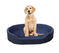 Cama Ortopédica para Perros Resistente Al Agua, Cómoda Y Lavable, Cama para Perros, Alfombrilla Suave para Jaula, Reversible, Fresca Y Cálida para Perros Pequeños,Azul,S