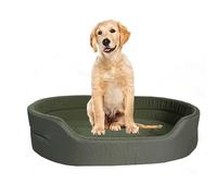 Cama Ortopédica para Perros Resistente Al Agua, Cómoda Y Lavable, Cama para Perros, Alfombrilla Suave para Jaula, Reversible, Fresca Y Cálida para Perros Pequeños,Verde,XXL