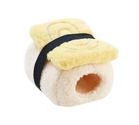 ＡＷＨＡＯ Cama para Conejillos de Indias, Acogedor Nido para Dormir para Hámster con Diseño de Sushi, Borde Grueso Y Tapete Extraíble para Animales Pequeños, Ja, Diseño de Tamakoyaki