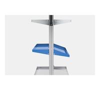 Cama para dispositivo auxiliar para talleres eurokraft pro, inclinado