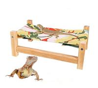 Cama para Dragón Barbudo Cama de madera para dormir reptiles
