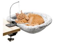 Cama para Gato de Escritorio | Hamaca Antideslizante para Mascotas - Cama de Escritorio Montable - para Salón Oficina Hogar Dormitorio Mesa Descanso Juego