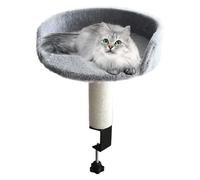 Cama para gatos - 360 ° giratoria ajustable | Hamaca para gatos que ahorra espacio y se puede fijar para el hogar y la oficina | Percha de asiento para gatos todo el año - Cómodo,
