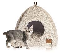 Cama para Gatos CATISM, Cama Caliente con Almohadas Blandas extraíbles y Lavables (40 x 40 x 40 cm), Adecuada para Gatos de Interior o pequeños Cachorros en hogares de acogida