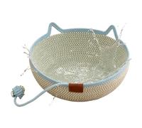 Cama para Gatos Cestita nidito para dormir de cuerda de algodón tejida