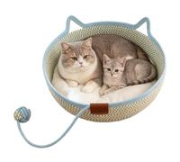 Cama para Gatos Cestita nidito para dormir de cuerda de algodón tejida