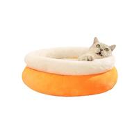 Cama para Gatos - Colchoneta Invernal Para Mascotas Peluda Y Gruesa | Cueva Acolchada de Invierno Exterior Cálida para Mascotas | Para Cachorro Pequeño Mediano Grande Interior Exterior Hogar Jardín Pa