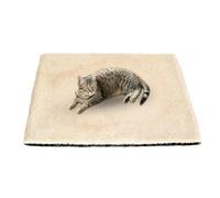 Cama para gatos con calefacción - Manta suave lavable de 50 cm, almohadilla térmica inferior antideslizante | Cama cómoda autocalentada para mascotas, para gatos, perros, cachorros, chato