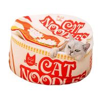 Cama para Gatos con de, Camas para Gatos de Interior, Cuevas y Casas cálidas y cómodas para Gatos, sofá con de Cuenco de Fideos con Funda extraíble, para Gatos pequeños,