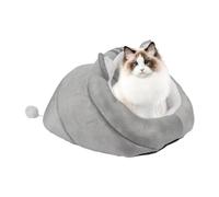 Cama para gatos con forma de zapatillas, cama para mascotas, zapatilla envolvente para nido de mascotas - Anti camas de sueño lavables de cachorro de gato de deslizamiento para l