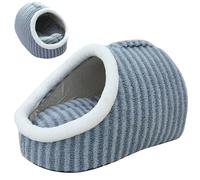 Cama para Gatos Cubierta Cama para Perros Cubierta de Felpa cálida con tapete extraíble y asa Lavable Suave para cach