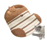 Cama para gatos cueva, acogedora y cálida cama para perros, cojín cerrado para mascotas, para interiores y exteriores, dormitorio, salón, esquina, suelo, balcón, oficina, viaje y hogar