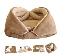 Cama para Gatos de 71 x 50 cm, Plegable, Lavable, cálida, Convertible, de Doble Cara, Ideal para el hogar.