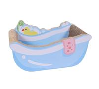 Cama para Gatos, de bañera con Tabla rascadora, cartón Corrugado, Cama para Gatos Dulces, para Interior, Cachorros, Perros pequeños, Mascotas, salón, balcón, apartamento, Dormitorio y