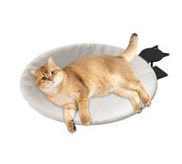 Cama para gatos de escritorio, fijación con clip, extraíble lavable, superficie de apoyo de hasta 27 kg para apartamento, casa, silla, sofá, mesa, muebles, cama para gatos rob