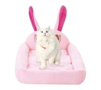 Cama para gatos de interior, acogedora cama de dormir para mascotas, y cómoda, cama duradera lavable a máquina, almohadilla de cama para gatos de interior o perros pequeños, cachorro, gatito