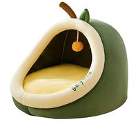 Cama para gatos de interior para perros pequeños, cama cálida lavable, tienda de campaña para cachorros, cueva extraíble