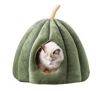 Cama para gatos de interior para perros pequeños, casa de cama cálida de 13.8 pulgadas, lavable, tienda de campaña para cachorros, cueva de gatito, cushi extraíble, tienda de campaña cálida para gatos