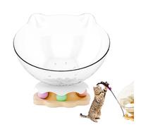 Cama para Gatos de Interior - Rueda de Juego elevada giratoria Antideslizante, Interactivo de enriquecimiento para Gatitos | Espacio de Juego para Dormir para Cachorros, Suministros para