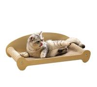 Cama para gatos de sisal natural | Anti-Slip Cat Scratching Pads for Claw Grinding | Durable Bed for Cats | Protect Furniture and Carpets from Scratches