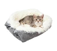 Cama para gatos para interiores - Muebles lavables y autocalentables | 61 x 51 cm suave y mullida alfombrilla calefactora | Proporciona un lugar de descanso cálido y para gatos, y