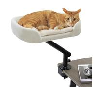 Cama para gatos para la mesa, rotación de 360 grados, soporte para escritorio, cama para gatos, para casa, apartamento, salón, dormitorio, estudio, habitación de estudiante
