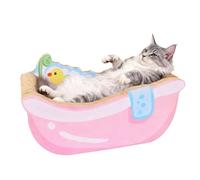 Cama Para Gatos Pequeña - De Bañera Con Tabla De Rascado - Cama Perros Pequeños Rascador Gatos | Para Mascotas Calmante Sueño Juego Enriquecimiento Interior Decoración Hogar Sala Balcón Apartamento