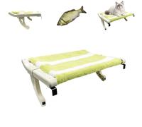 Cama para Gatos Purrloft, Hamaca para Gatos Purr Loft, Camas Colgantes para Gato con Soporte Resistente, Hamaca para Gato con Ajuste de Ranura de sujeción Deslizante en un Solo Paso