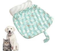 Cama para Gatos | Saco De Dormir Calmante De Tela De Peluche Suave - Cama Tipo Cueva para Gatos - para Calmar Cachorros y Animales Durante los Viajes de Invierno