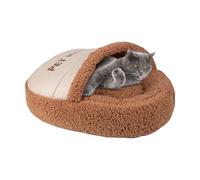 Cama Para Gatos Saco De Dormir Tipo Iglú Ajustado Suave Y Afelpado Para Y | Cama De Perro Tipo Cueva Con Cubierta Cubierto Dormir, Gatos, , Cachorros, Perros, Animales Pequeños, Viajes I