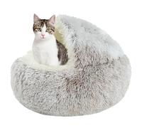 Cama para gatos, sofá para gatos, cama para mascotas para gatitos y cachorros, cojín para mascotas con parte inferior antideslizante, cojín de felpa para gatos, nido de gato, cama para dormir, 60 cm,
