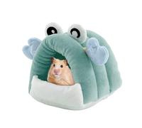 Cama Para Hámster Cama de Peluche con Forma de y Estructura Cerrada para | de Mascotas en Clima Frío del Invierno Para Hámster, Chinchilla, Conejo, Cobaya Enana, Gerbo y Hurón