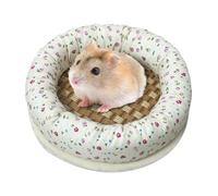 Cama para hámster - cama universal natural transpirable | de paja para hámster | para jaula de erizo, ardilla, descansar, dormir jugando