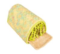 Cama para hámster - Casa de Felpa | Refugio de Animales pequeños - Diseño de Tela Ultra cómodo, cálido y Seguro, jerbos escondidos, hámsteres, Chinchillas, Conejos, Juego en Interiores