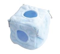 Cama Para Hamster - Casa Para Hamster De Peluche | De Hámsters Cúbico, Casa Dulce De Ardilla, Gancho De Hamaca, Casa De Hamsters Cúbicos Con Anillos Colgantes, Suministros Divertidos Para A